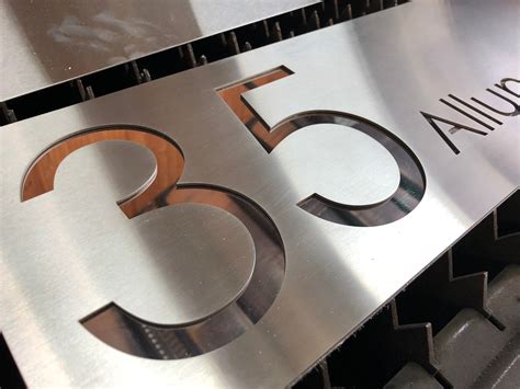 laser cut metal house signs uk|stainless steel laser cut signs.